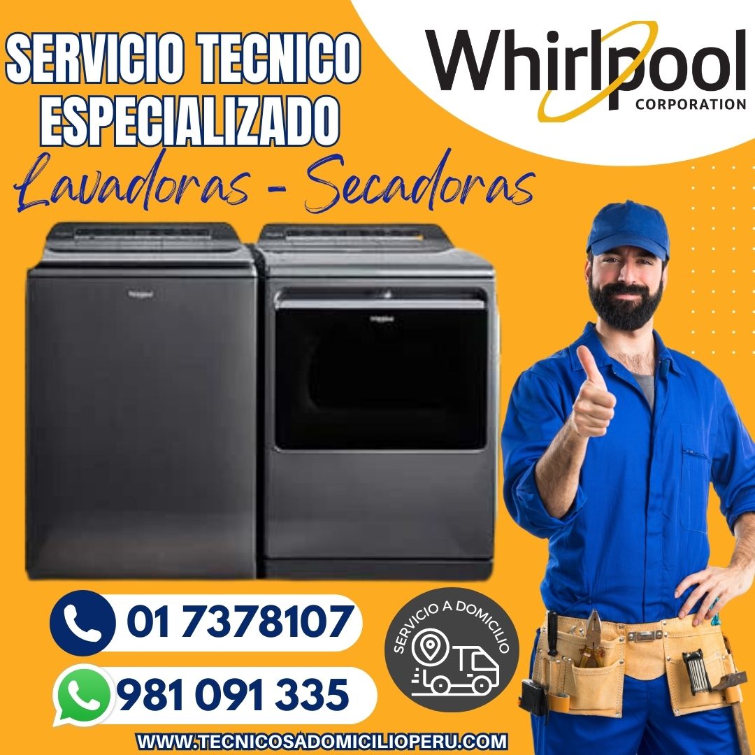 LOW PRICES RePaRaCiOn LAVADORA Whirlpool 7378107- Chorrillos